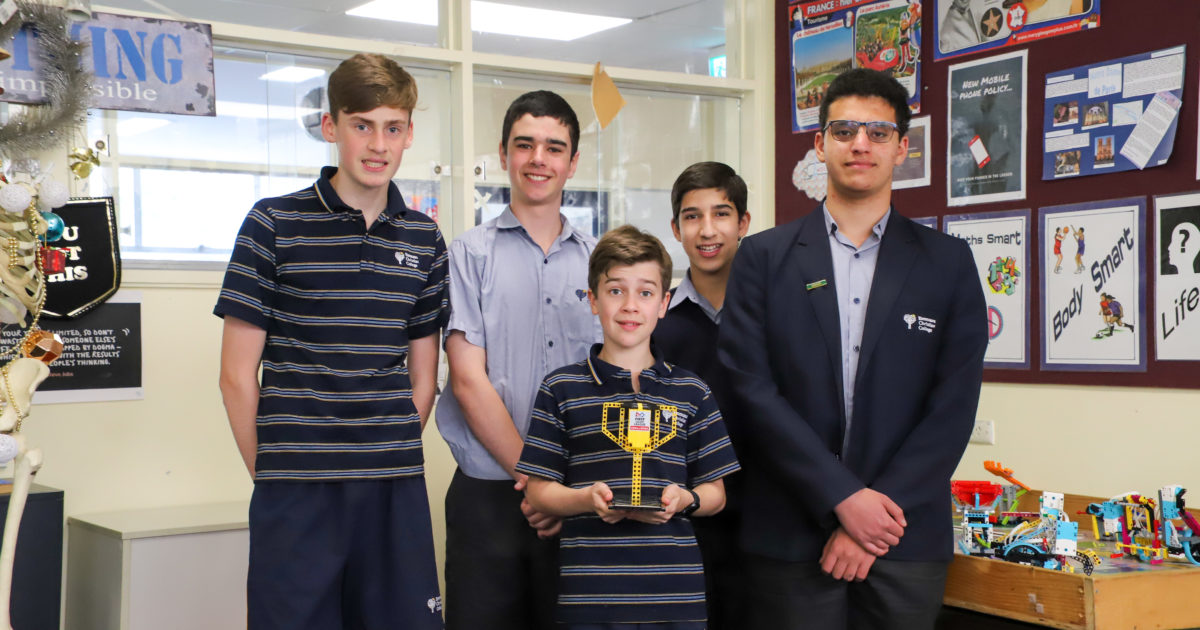 FIRST LEGO® League Team Wins Core Values Award • Emmaus Christian College